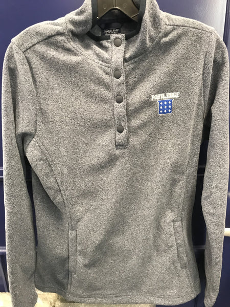 Charles River Ladies Snap Front 1/4 Zip